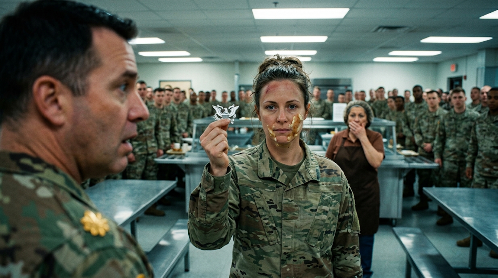 100 Soldiers Watched in Silence. Then the Rankless Woman Stood Up