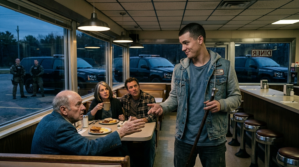 What the Old Man Whispered to the Biker Made the Whole Diner Cry